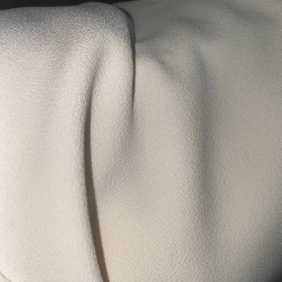 Cream Long Sleeve Zara Cropped Blouse - Picture 3 of 3